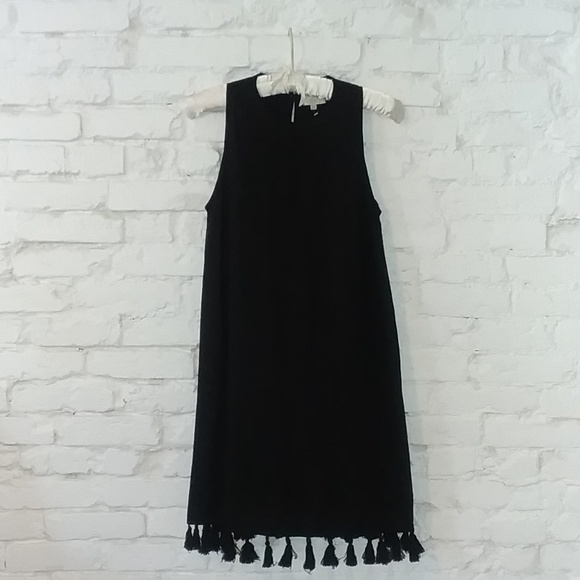 Mud Pie Dresses & Skirts - MUD PIE BLACK TASSEL DRESS NWT